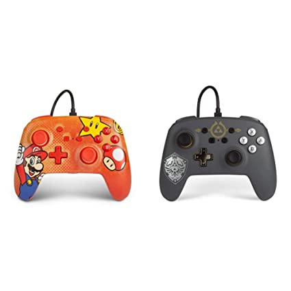 PowerA Enhanced Wired Controller for Nintendo Switch & Enhanced Wired Controller for Nintendo Switch - Hylian Shield