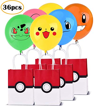 Video Game Animal Bags And Balloons for Kids Party Decoration Boys And Girls