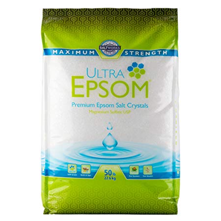 Ultra Epsom Premium Epsom Salt, Coarse - 50 lb Bag