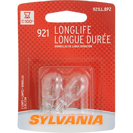 SYLVANIA 921 Long Life Miniature Bulb, (Contains 2 Bulbs)