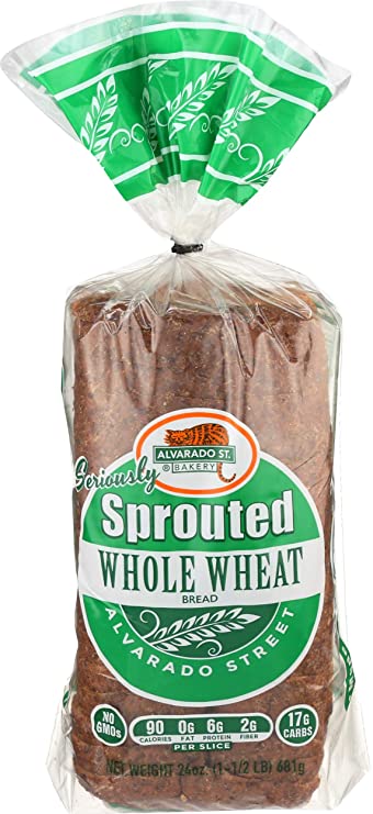 Alvarado Street Bakery, Bread Sprouted Wheat, 24 Ounce