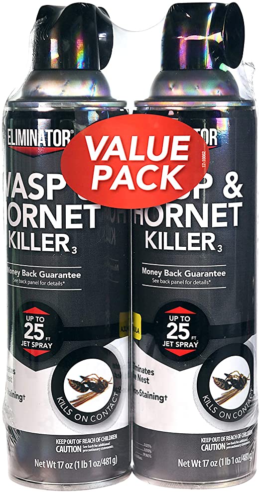Eliminator Wasp and Hornet Killer, 17 Ounces, Two Pack