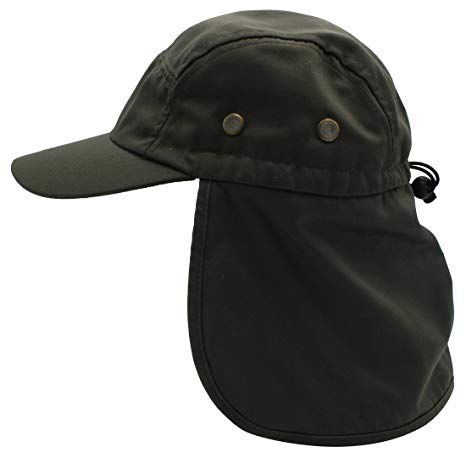 Top Level Fishing Sun Cap UV Protection - Ear and Neck Flap Hat