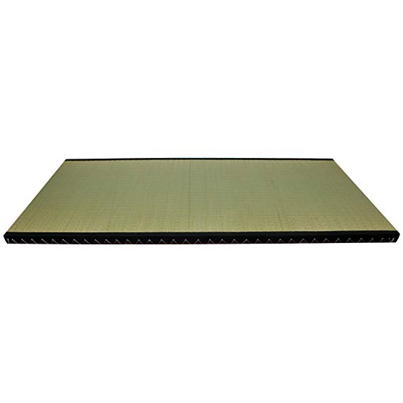 Oriental Furniture Simplest Platform Bed, 7-Feet Japanese Design Grass Weave Mat, 36 by 84-Inch California King Size