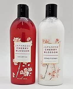 Bath & Body Works - 2 pc Bundle - Japanese Cherry Blossom - Shampoo and Conditioner - 16 FL OZ each