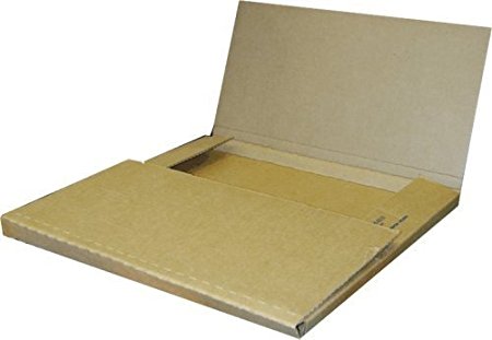 50 Variable Depth Economy Kraft LP Record Mailer Boxes