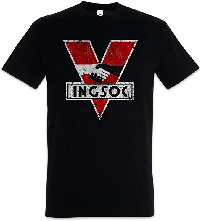 Urban Backwoods 1984 Logo Vintage INGSOC Men T-Shirt