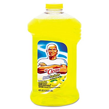 Mr. Clean Multi-Surfaces Antibacterial Liquid Cleaner-Summer Citrus-40 oz.