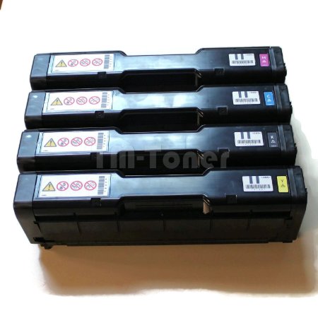 TM-toner © Remanufacturing 4 TONER Cartridges for Ricoh Model SP C250DN SPC250sf SPC250DN C250sf printer 407539,407540,407541,407542