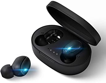 Bluetooth Earbuds Wireless Earbuds Bluetooth Earphones Wireless Headphones, Bluetooth 5.0 TWS Stereo Earphones in-Ear with Charging Case, Built-in Microphones for Sports,Workout,Gym (Black)