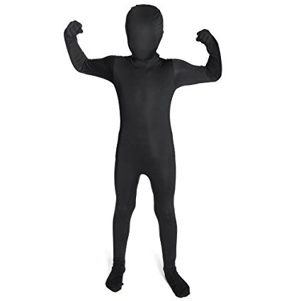 Black Original Kids Morphsuit Costume - size Small 3'1-3'6 (94cm-107 cm)