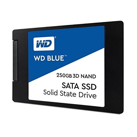 WD Blue 3D NAND 250GB PC SSD - SATA III 6 Gb/s 2.5"/7mm Solid State Drive - WDS250G2B0A