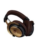 Basstyle TH-5001 Professional Monitor Headphones Over-Ear Stereo DJ Headphones for Studio Broadcasting Radio Station Intercoms and Mobile Phones Home Mini Hi-fi Systems with 35mm 63mm Jack Gold