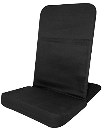 Back Jack Floor Chair (Original BackJack Chairs) - XL Size (Black)