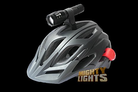 Cree XML-T6 MTB lights helmet mount torch light head lamp   18650 charging kit