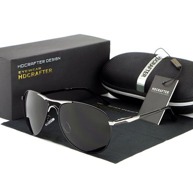 HDCRAFTER Men's Polarized Aviator Sunglasses