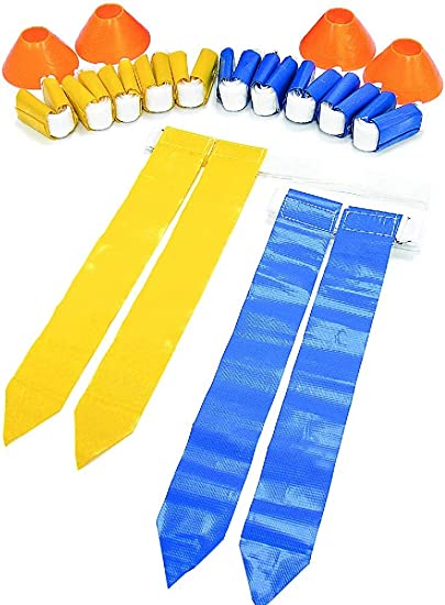 SKLZ Flag Football 10-Player Deluxe Set with Flags, Belts, and Cones