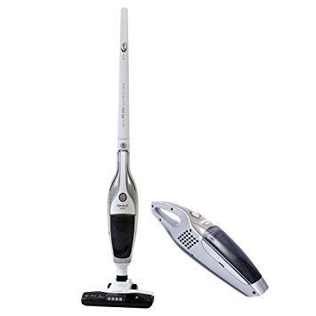 NPOLE N200 2-in-1 Cordless Vacuum Cleaner 2-speed Setting Rechargeable Bagless Stick and Handheld Vacuum with Upright Charging Base White