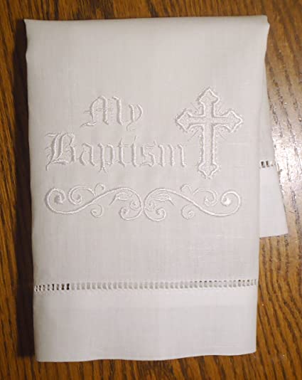 Integrity Designs Baby Baptism Cloth with White My Baptism