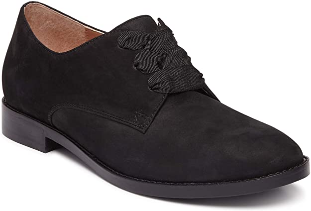 Vionic Women's Wise Evelyn Lace-Up Shoes - Ladies Derby Flats with Concealed Orthotic Arch Support