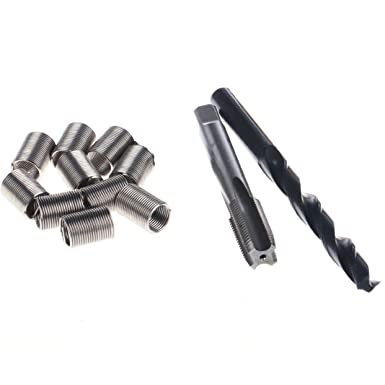 M7 x 1mm Thread Repair Kit 10pcs Stainless Insert Helicoil   Drill   Tap Set ABBOTT