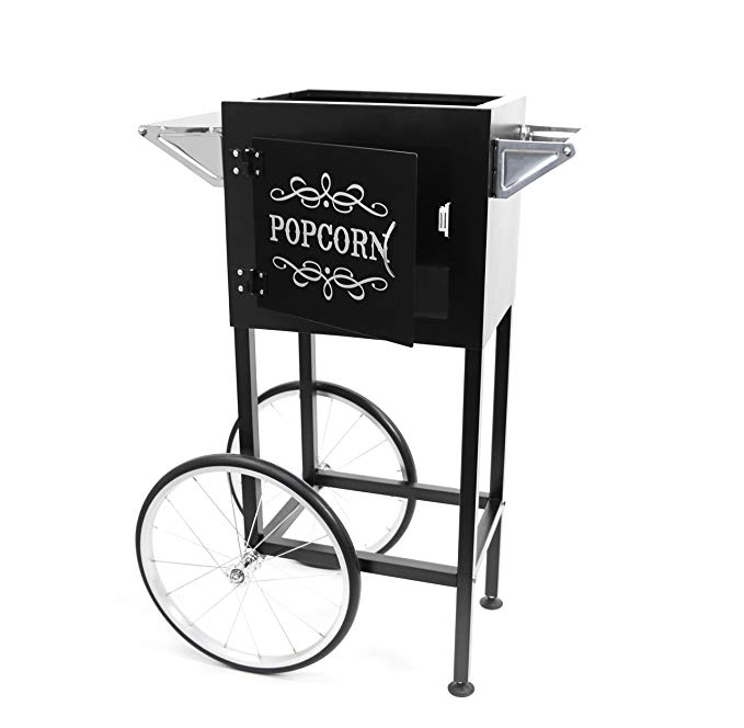Paramount Popcorn Machine Cart/Trolley - [Color: Black]