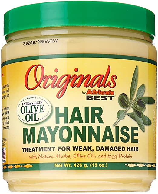 Africas Best Orig Hair Mayonnaise 15 Ounce Jar (443ml)