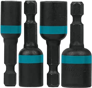 Makita A-97639 Impactx 4 Pc 1-3/4″ Magnetic Nut Driver Set