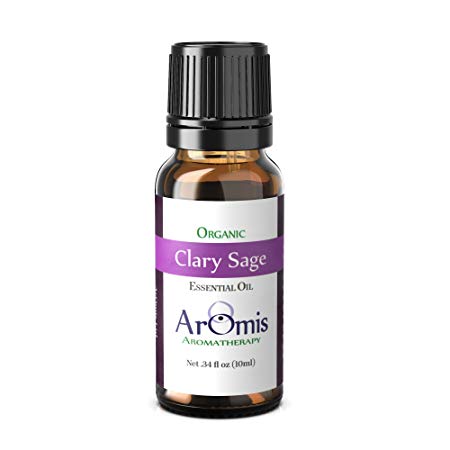 Clary Sage Essential Oil - Certified Organic - 100% Pure Therapeutic Grade - 10ml
