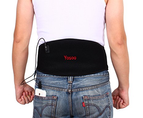 Yosoo Waist Hot and Cold Therapy Heating Belt for Waist Pain Relief and Back Warmer