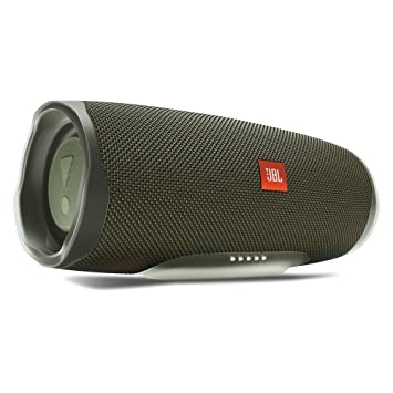 JBL Charge 4, Wireless Portable Bluetooth Speaker, JBL Signature Sound with Powerful Bass Radiator, 7500mAh Built-in Powerbank, JBL Connect , IPX7 Waterproof, AUX & Type C (Without Mic, Green)