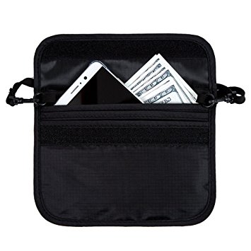 For Family Use Hawatour Passport Holder for Holding 5 Passports with Neck Strap and Hand Strap RFID Blocking