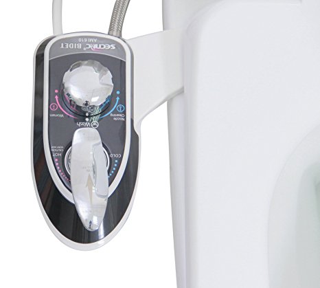 Benail Hot and Cold Water Bidet Fresh Water Spray Non-Electric Mechanical Bidet Toilet Seat Attachment