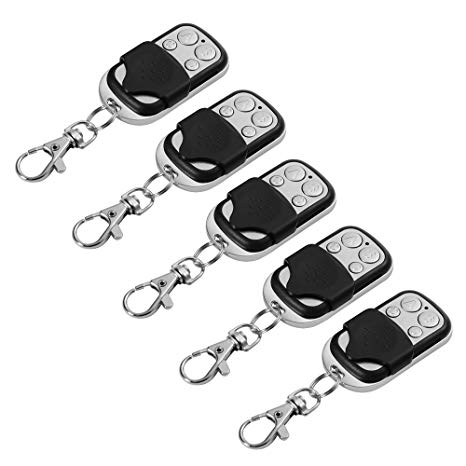 XCSOURCE 5pcs Electric Cloning Universal Gate Garage Door Opener Remote Control Fob 433mhz Replacement Key Fob HS761