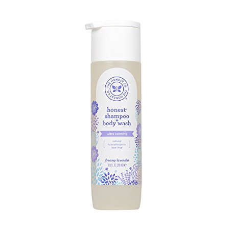 Honest Calming Lavender Hypoallergenic Shampoo and Body Wash with Naturally Derived Botanicals, Dreamy Lavender, 10 Fluid Ounce