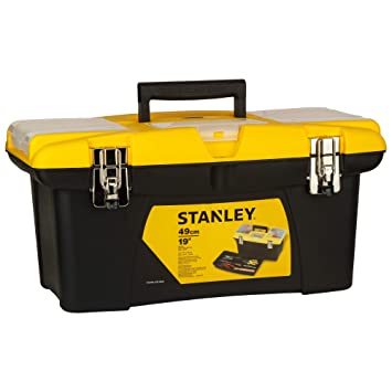 STANLEY 1-92-906 Tools Storage Box480mm/19'' (Black and Yellow)