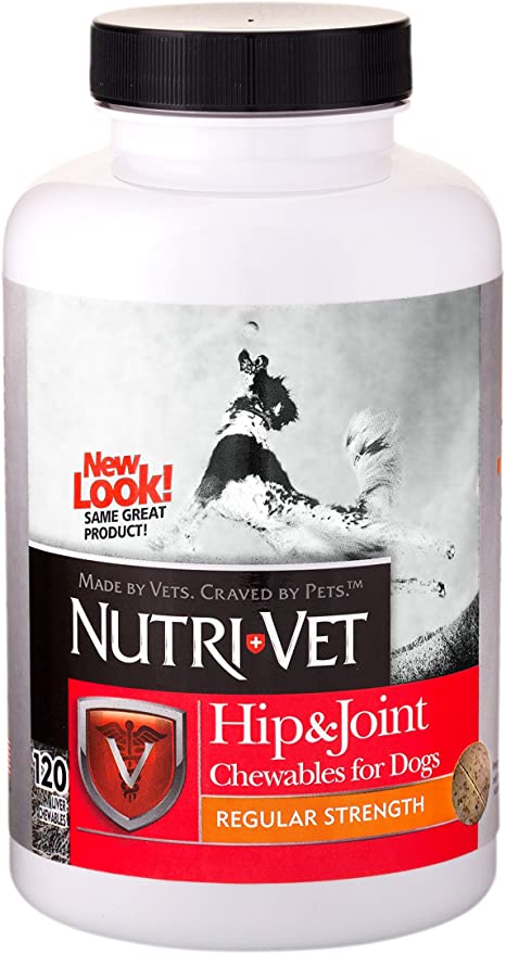 Nutri-Vet Hip & Joint Regular Strength Dog Joint Supplement Chews
