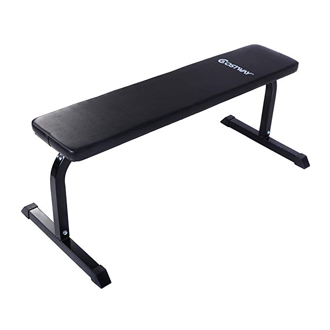 Goplus Weight Bench Sit Up Crunch Board Abdominal Fitness AB Exercise Flat Equipment