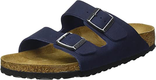 Birkenstock Men's Sandales Arizona Birko-Flor Nubuck Noir