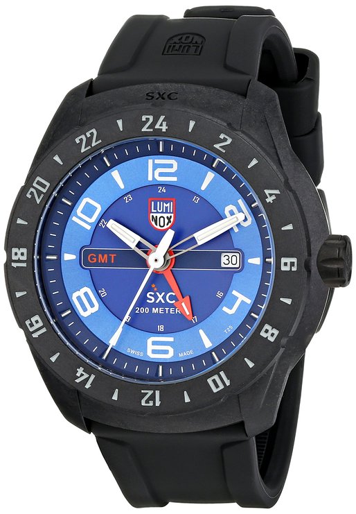 Luminox Men's 5023 SXC PC Carbon GMT Analog Display Analog Quartz Black Watch
