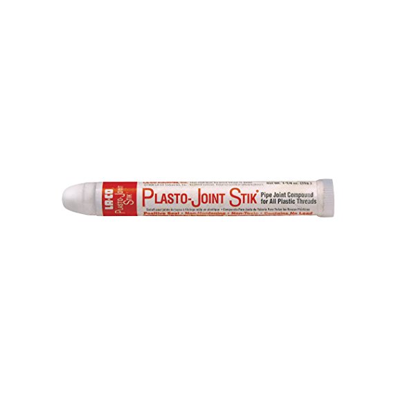 LA-CO Plasto-Joint Stik Plastic Thread Sealant Stick, 250 Degree F Temperature, 1-1/4 oz