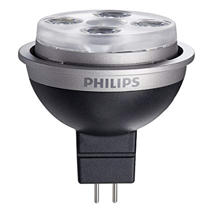 Philips 420182 10 Watt (35-Watt) MR16 10W LED 2700K (Warm White) Wide Flood Light Bulb, Dimmable