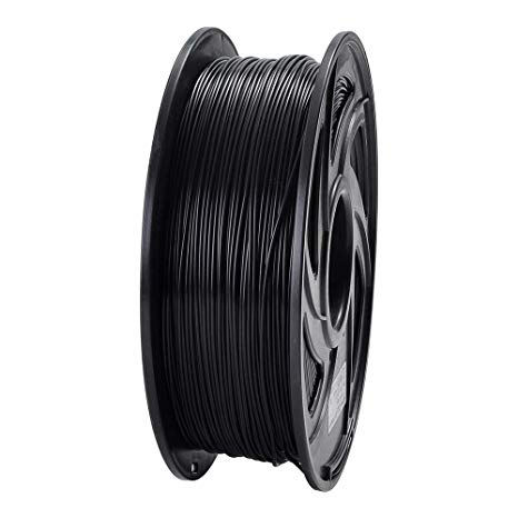ET 1.75mm PLA 3D Printer Filament, RoHS Compliance,Dimensional Accuracy  /- 0.02 mm,1 KG (2.2lbs) Spool (Black)