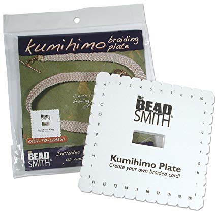 Beadsmith Kumihimo Square Disk with English Instructions, 6-Inch