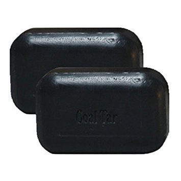 Soap Works - Soothing, Old Fashioned Recipe Bar Soap for Dry and Itchy Skin - Coal Tar, 2 Pack