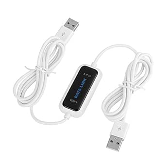 Yosoo Data Transfer Cable, USB 2.0 Online Laptop PC to PC Data Link File Transfer Cable Bridge EC