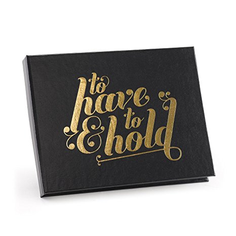 Hortense B. Hewitt To Have and To Hold Guest Book Black/Gold