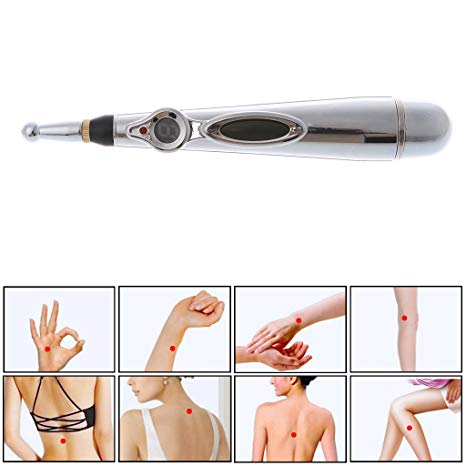 BKID Health Care Acupuncture Pen, Electronic Acupuncture Meridian Pen Massage Pen Energy Pen Relief Pain Tools