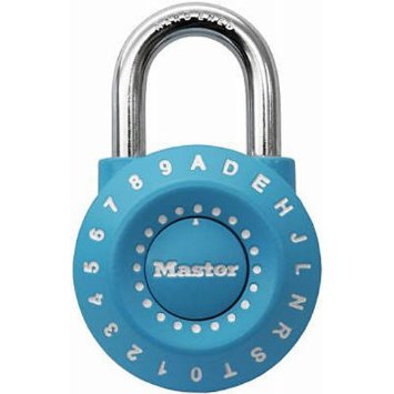 Master Lock 1590D Set Your Own Combination Lock, Assorted Colors