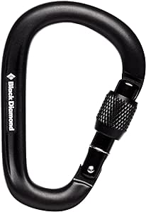 Black Diamond Pearlock Screwgate Carabiner - AW22